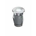 floor recessed luminaire TULIP 2 / Ø 550MM round, passable, switchable IP67, stainless steel 