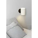 Faro Luminaria de pared GUADALUPE E27 IP20, beige, negro mate 