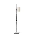 Luminaria de pedestal GUADALUPE E27 IP20, beige, negro mate 