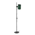 Luminaria de pedestal GUADALUPE E27 IP20, verde, negro mate 