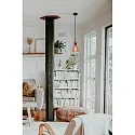 Faro Luminaria colgante RETRO E14 IP20, color cobre, mate 