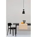 pendant luminaire RETRO E14 IP20, copper, black matt 