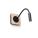 Faro Luminaria de pared MOOD LED IP20, roble 