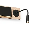 Faro Luminaria de pared MOOD LED IP20, roble 