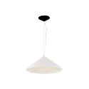 Luminaria colgante SAIGON IN de 3 llamas E27 IP20, negro mate, color natural 