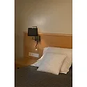 Faro Luminaria de pared FRAME E27 IP20, negro, oro antiguo 