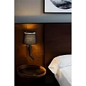 Luminaria de pared SAVOY E27 IP20, negro 