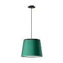 Luminaria colgante SAVOY E27 IP20, verde, negro 