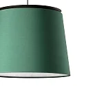 Faro pendant luminaire SAVOY E27 IP20, green, black 