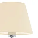Faro Luminaria de pared ETERNA E27 IP20, beige, cromo 