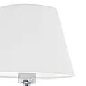 Faro Luminaria de pared ETERNA E27 IP20, cromo, blanco 