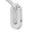 Faro wall luminaire ETERNA E27 IP20, chrome, white 