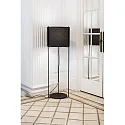 Faro Luminaria de pedestal DRUM E27 IP20, gris, negro mate 