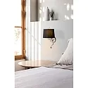 Faro Luminaria de pared MONTREAL E27 IP20, cromo, negro 