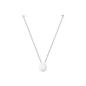Luminaria colgante MINE E27 IP20, blanco mate 