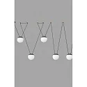 Faro pendant luminaire MINE 5 flames E27 IP20, dark grey 