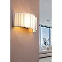 Faro Luminaria de pared LINDA de 2 llamas E27 IP20, beige, blanco mate 