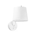 Luminaria de pared BERNI E27 IP20, blanco mate 