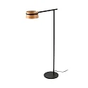 Luminaria de suelo LOOP LED IP20, negro mate 
