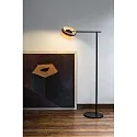 Faro Luminaria de suelo LOOP LED IP20, negro mate 