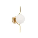 Luminaria de pared LE LED IP20, brillante, dorado 