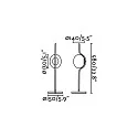 Luminaria de mesa LE VITA IP20, negro mate regulable