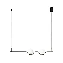 Luminaria colgante LE VITA LED IP20, negro mate 