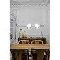 Luminaria colgante LE VITA LED IP20, negro mate 