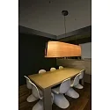 Faro Luminaria colgante STOOD de 5 llamas E27 IP20, negro mate 