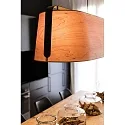 Faro Luminaria colgante STOOD de 5 llamas E27 IP20, negro mate 