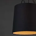 Luminaria colgante TREE E27 IP20, negro mate 