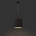 Luminaria colgante TREE E27 IP20, negro mate 