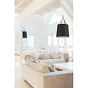 Luminaria colgante TREE E27 IP20, negro mate 