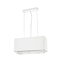 pendant luminaire VESPER 2 flames E27 IP20, white matt 