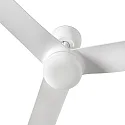 Faro Ventilador de techo PUNT M con mando a distancia IP20, blanco mate