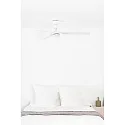 Faro Ventilador de techo PUNT M con mando a distancia IP20, blanco mate