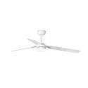 Faro Ventilador de techo PUNT M con mando a distancia IP20, blanco mate