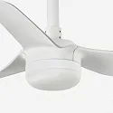 Faro Ceiling fan MINI PUNT S with remote control IP20, white matt