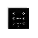 radio wall switch with output for radio control signal (RF), black