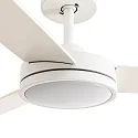 Ventilador de techo BARTH con mando a distancia IP20, blanco mate