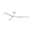 Ventilador de techo BARTH con mando a distancia IP20, blanco mate