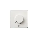 radio wall switch with output for radio control signal (RF), white matt