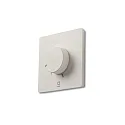 radio wall switch with output for radio control signal (RF), white matt