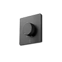 Faro radio wall switch with output for radio control signal (RF), black matt
