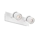 Luminaria de pared COCO de 2 llamas GU10 IP20, blanco mate 