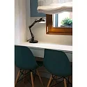 Luminaria de mesa BAOBAB inclinable E14 IP20, negro mate 