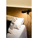 Faro Luminaria de pared INVITING LED IP20, negro mate 