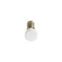 Luminaria de pared TEN E27 IP20, oro antiguo 