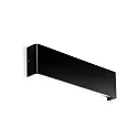 Luminaria de pared NASH LED IP20, negro mate 