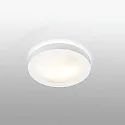 Faro Luminaria de baño LOGOS de 2 llamas E27 IP44, blanco mate 